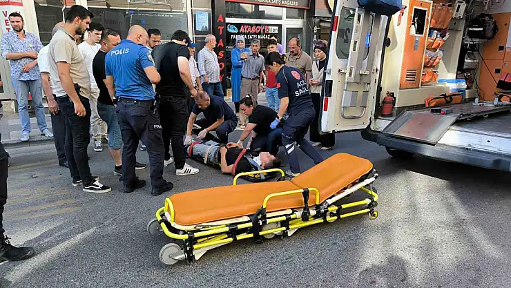 Otomobil ile motosiklet çarpıştı: 1 yaralı