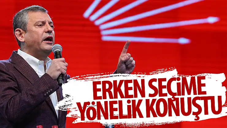 Özel, erken seçime yönelik konuştu: 'Bu hafta seçim kararını alabiliriz'