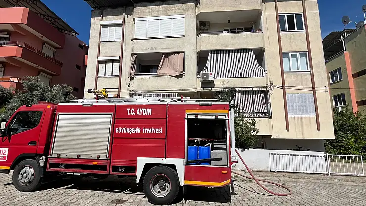 Prizde unutulan ütü, yangına sebep oldu