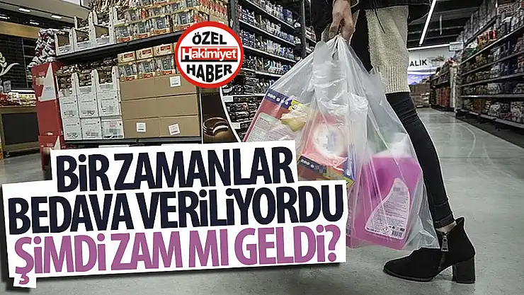 Resmi Gazetede yayımlandı: Market poşetleri 86 kuruş oluyor.. Peki tüketici ne ödeyecek?