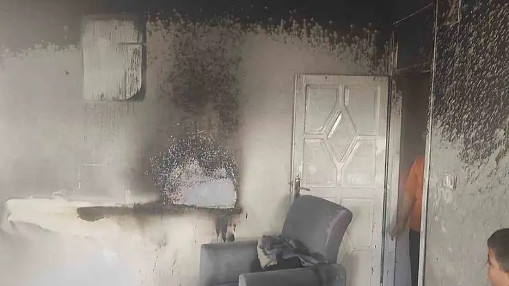 Reyhanlı'da evde yangın çıktı