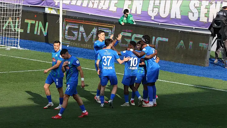 Rizespor'dan sezon finalinde gol şovu