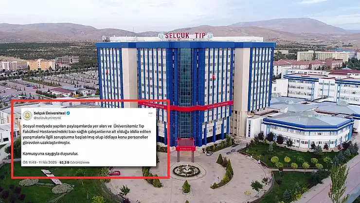 S.Ü.'den sağlık çalışanlarına ait olduğu iddia edilen yazışmalara ilişkin açıklama...