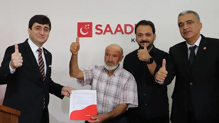 Saadet Partisi Akşehir ilçe başkanı değişti!