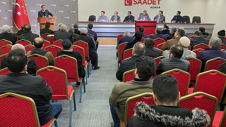 Saadet Partisi, Ocak Ayı Divan teşkilatı için toplandı!