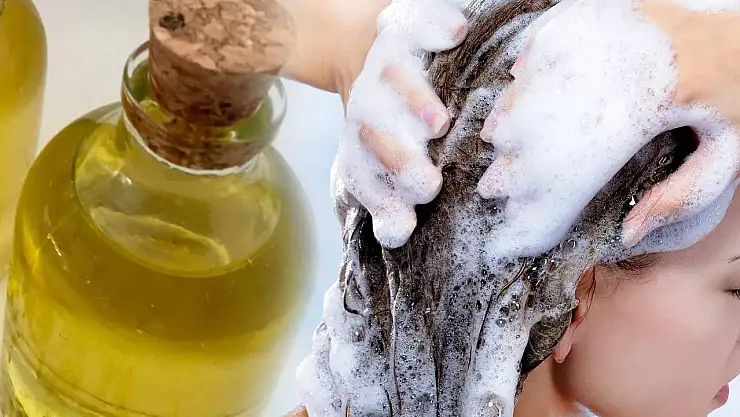 Saç dökülmesini anında kesiyor Şampuana 5 damla damlatın… Zeytinyağı + sarımsaktan bile faydalı