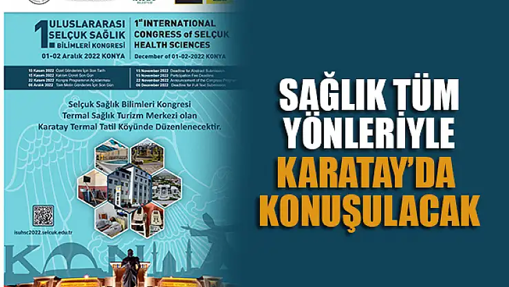 Sağlık tüm yönleriyle Karatay'da konuşulacak