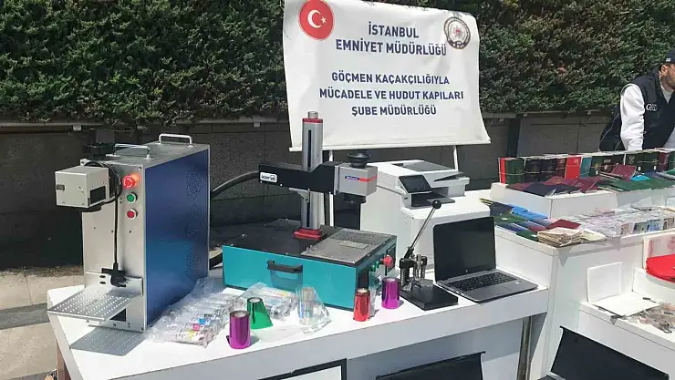 Sahte belgeler şebekesi çökertildi: 4 şüpheli gözaltında