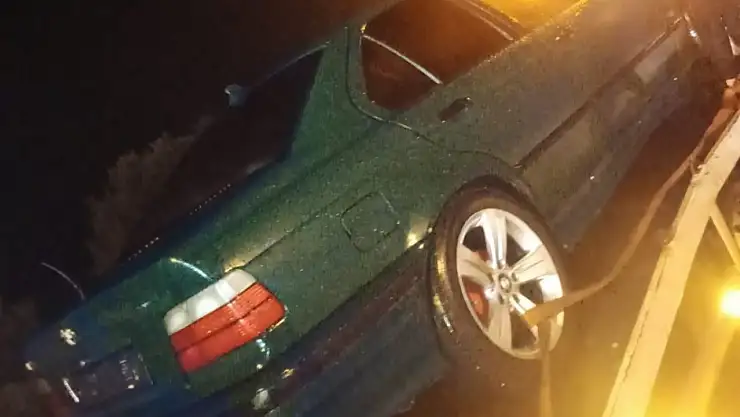 Sahte plakayla kaçamadı!