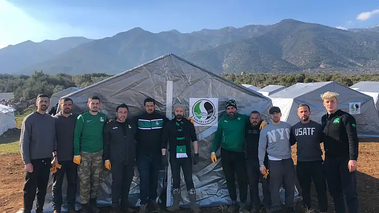 Sakaryaspor, Hatay Kırıkhan'da çadır kent kurdu
