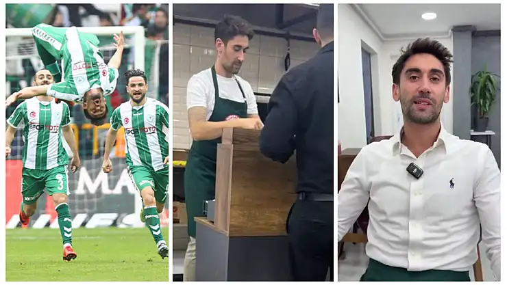 Şampiyonlar Ligi'nde oynayan ve dönerci olmayı tercih eden eski Konyasporlu futbolcunun mekânı ziyaret edildi, Fiyatlar herkesi şaşırttı!