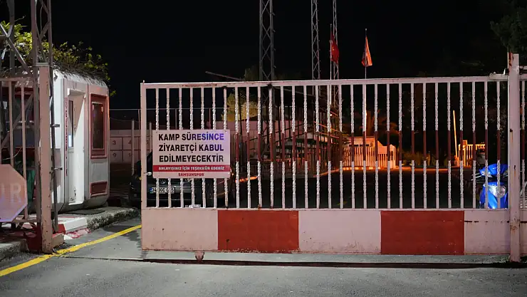 Samsunspor'un kamp tesislerinde yangın çıktı