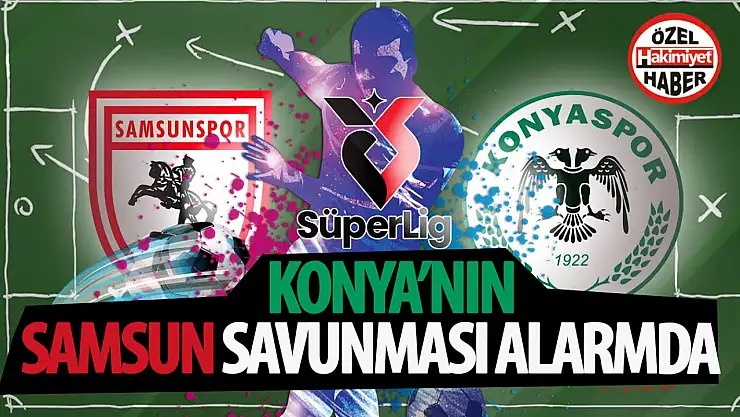 Samsunspor'un şut bombardımanı! Konyaspor savunması alarmda...