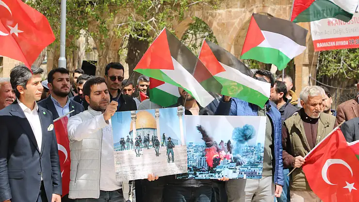 Şanlıurfa'da İsrail'in Mescid-i Aksa'ya yönelik saldırıları kınandı