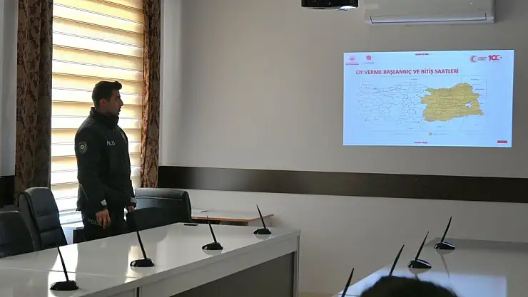 Seçim güvenlik toplantıları hız kesmeden devam ediyor