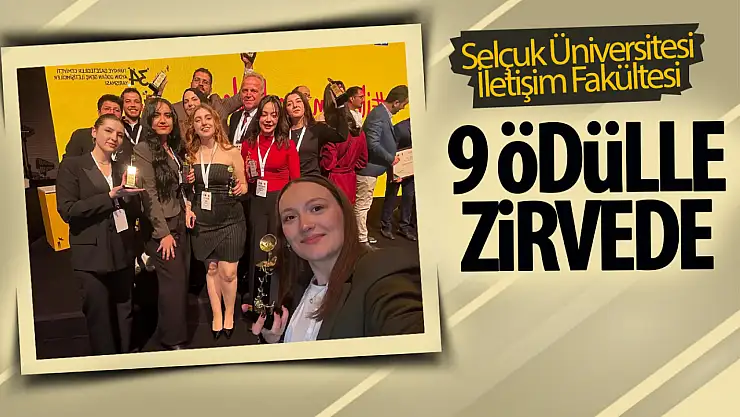 Selçuk İletişim, 9 ödülle Genç İletişimciler Yarışması'nda zirvede