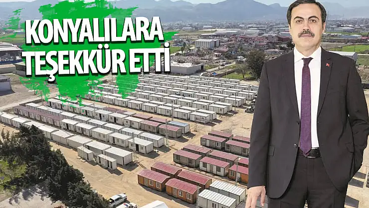 Selçuk Öztürk hangi konuda Konyalılara teşekkür etti!