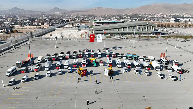 Selçuklu belediyesi araç filosunu 71 yeni araçla güçlendirdi