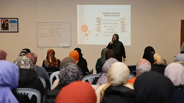 Selçuklu Belediyesi'nden ailelere özel eğitim semineri