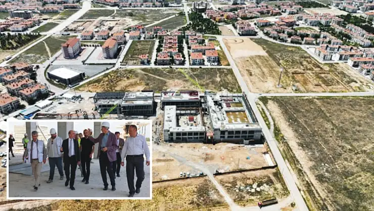 Selçuklu'da dev tesisin inşası sürüyor!