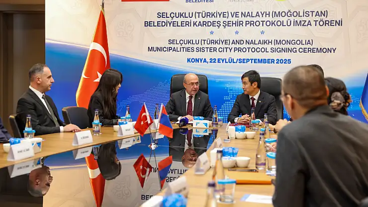 Selçuklu ile Nalaikh Belediyesi kardeş belediye oldu!