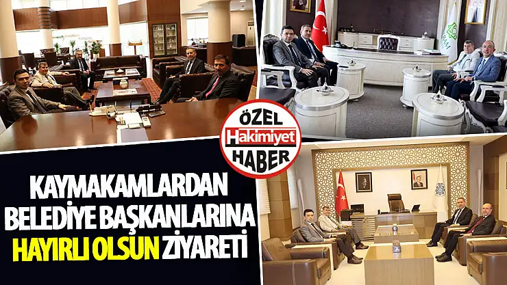 Selçuklu, Meram ve Karatay Kaymakamları Yeniden Seçilen Merkez İlçe Belediye Başkanlarını Ziyaret Etti