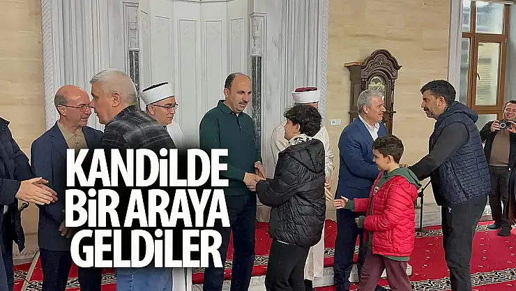 Selçuklu Merkez Camii'nde Miraç Kandili buluşması