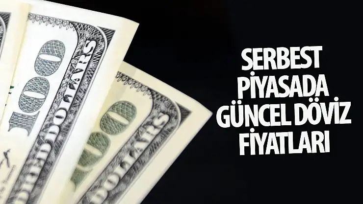 Serbest piyasada döviz fiyatları