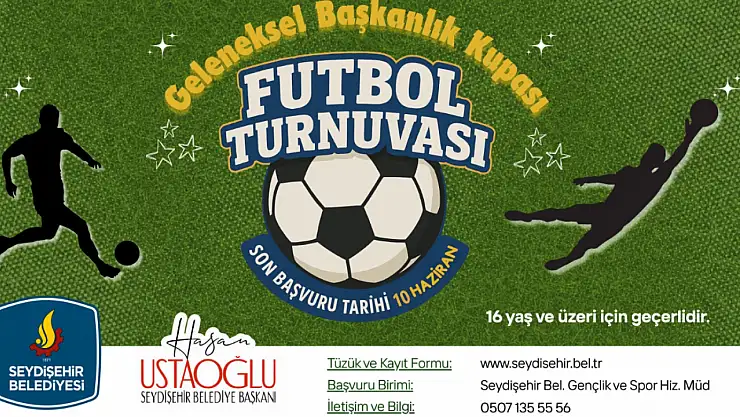Seydişehir'de futbol turnuvası start veriyor!