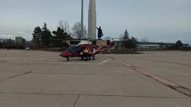 Seydişehir'de kalp krizi geçiren hasta için hava ambulansı devreye girdi!