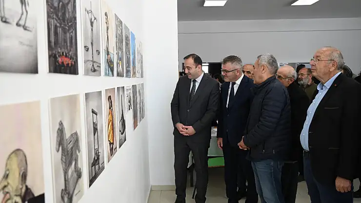 Seydişehir'deki karikatür sergisi sanatseverlerin beğenisini topladı