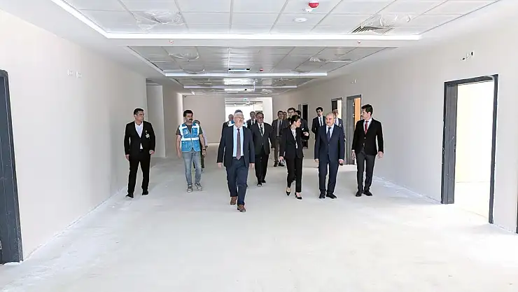 Seydişehir Devlet Hastanesi ek hizmet binasında inceleme