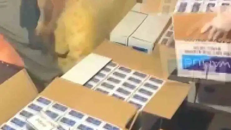 Sigara kaçakçılarına suçüstü operasyon