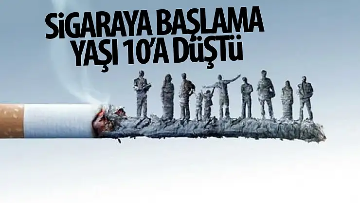 Sigara kullanımı 10 yaşa kadar düştü