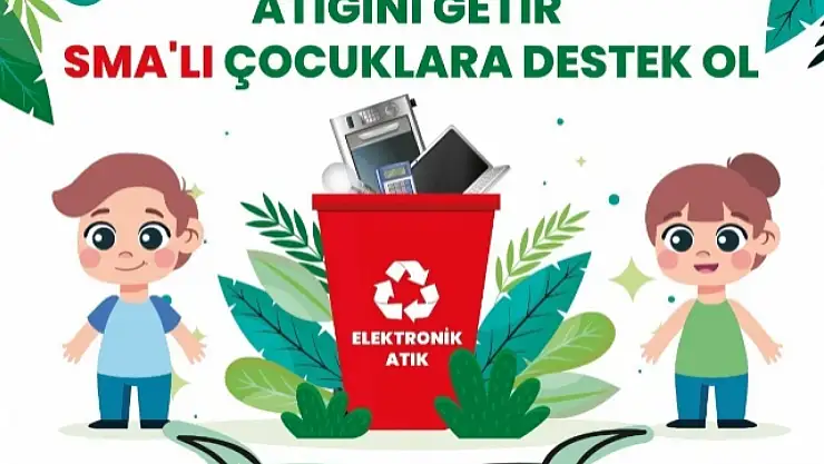 SMA'lı çocuklara destek oldu!