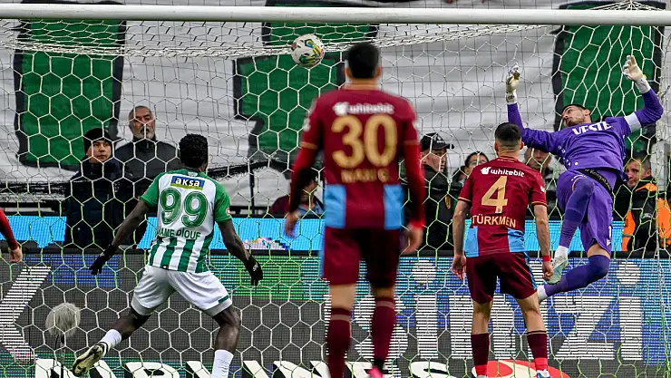 Spor Toto Süper Lig: Konyaspor: 2 - Trabzonspor: 1
