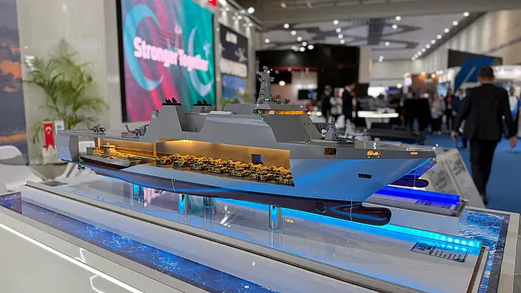 STM'nin 'Çok Maksatlı Destek Gemisi' ilk kez görücüye çıktı