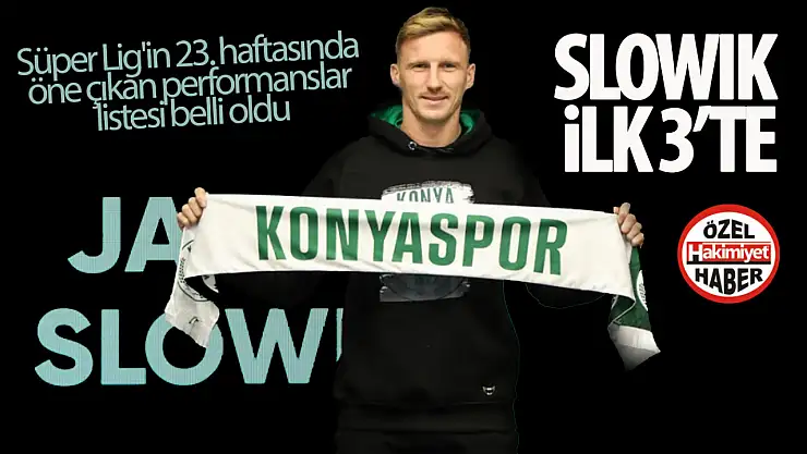 Süper Lig'de 23. haftanın yıldızları: Slowik İlk Üçte!