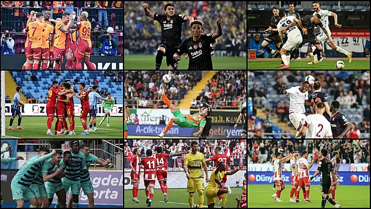 Süper Lig'de 34. hafta tamamlandı: Zirvede Galatasaray farkı açtı