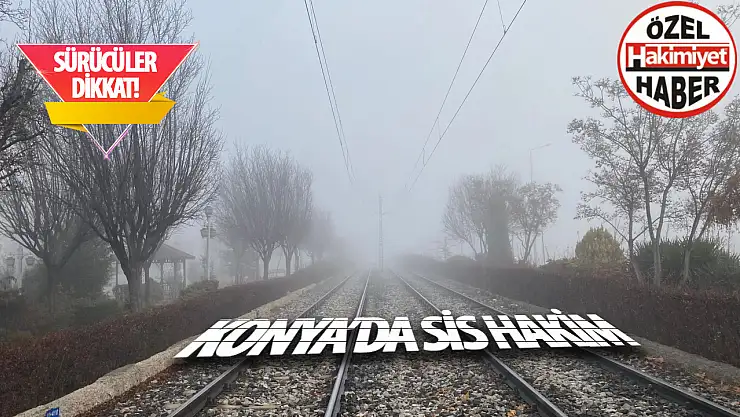 Sürücüler dikkat: Konya'da sisli hava etkili oluyor!