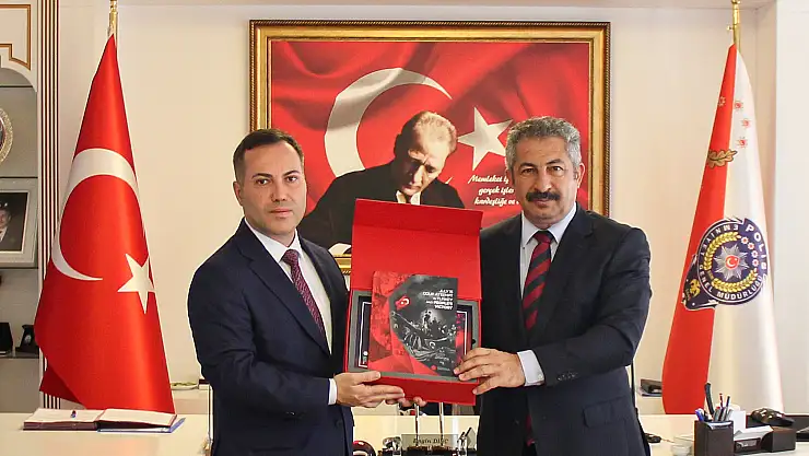 Taner Taşkıran, Konya İl Emniyet Müdürü Engin Dinç'i ziyaret etti