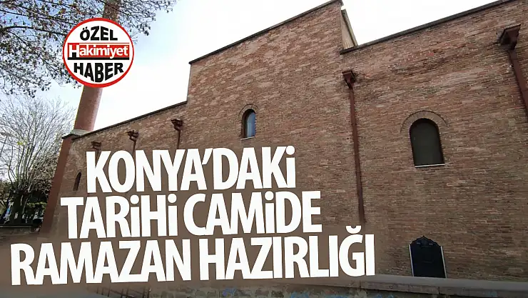 Tarihi camide Ramazan hazırlığı