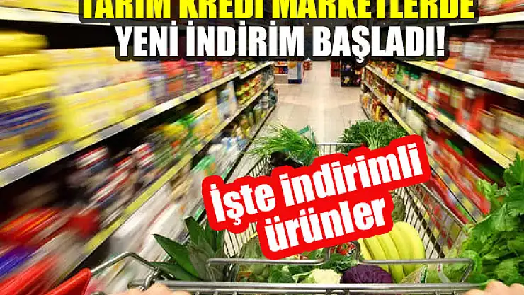 Tarım Kredi Marketlerde yeni indirim başladı! İşte indirimli ürünler