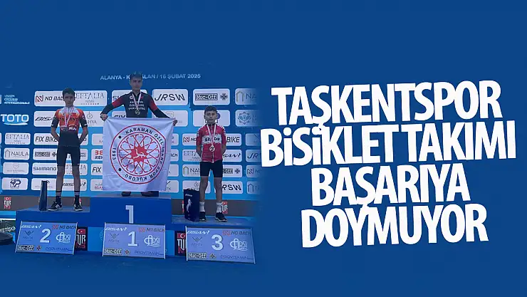Taşkentspor bisiklet takımı başarıya doymuyor