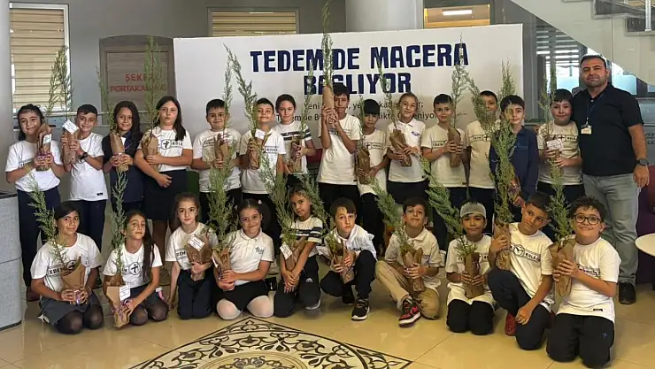 Tedem'li öğrencilerden Yeşil Vatan Projesi'ne destek