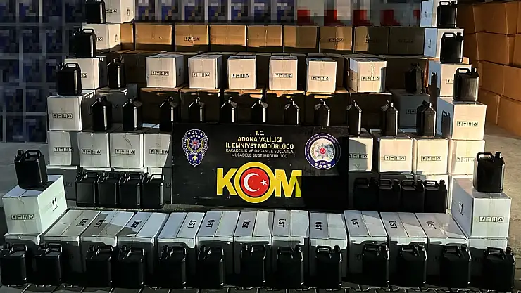 Tonlarca sahte içki ele geçirildi: 2 tutuklama