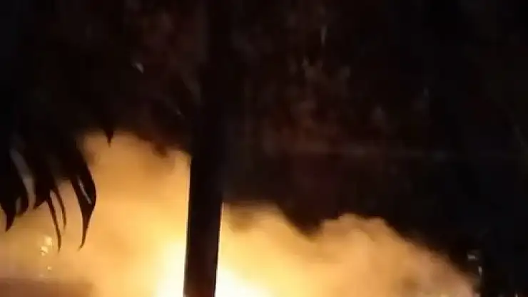 Torpil yangın çıkardı