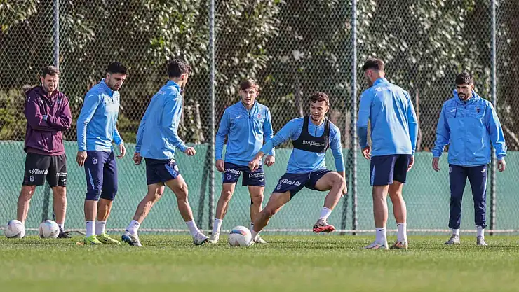 Trabzonspor, Alanyaspor mesaisini tamamlandı