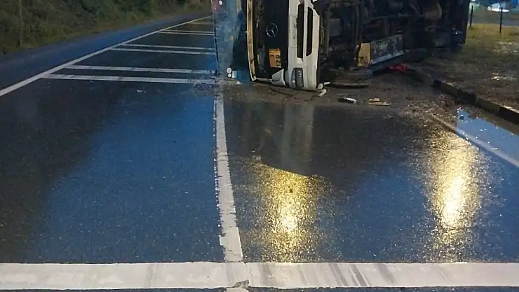 Trafik kazası sonucu 1 kişi yaralandı