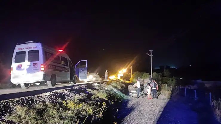 Trafik kazası sonucu 2 yaralı